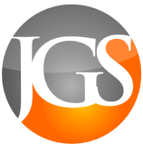 Jacman Group Safety logo icon. The letters JGS in a grey and orange circle.